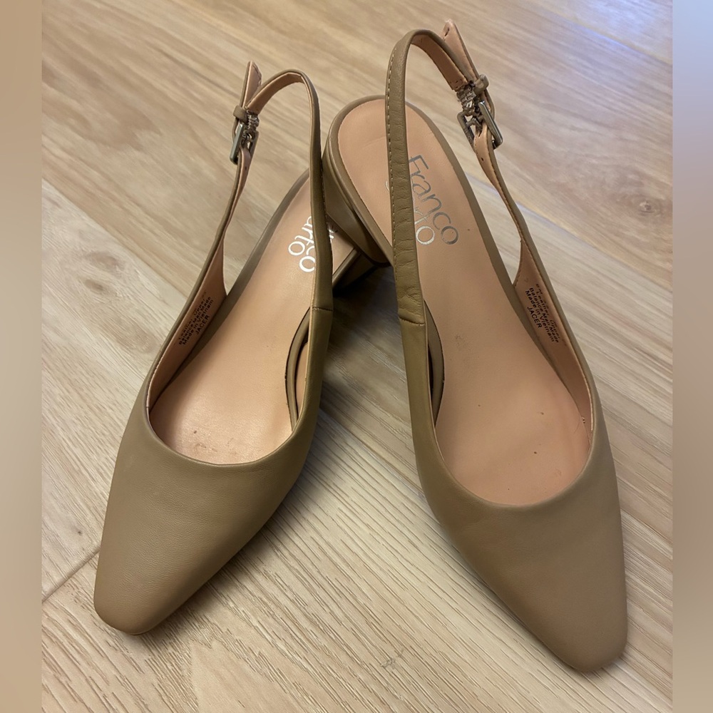 Franco Sarto JACER Slingback Pointed Toe Heel 6M